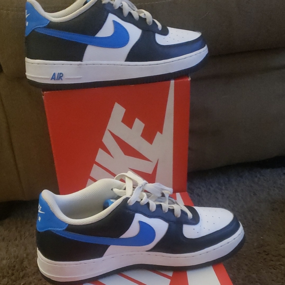 Nike Air Force 1 Low Black and Blue